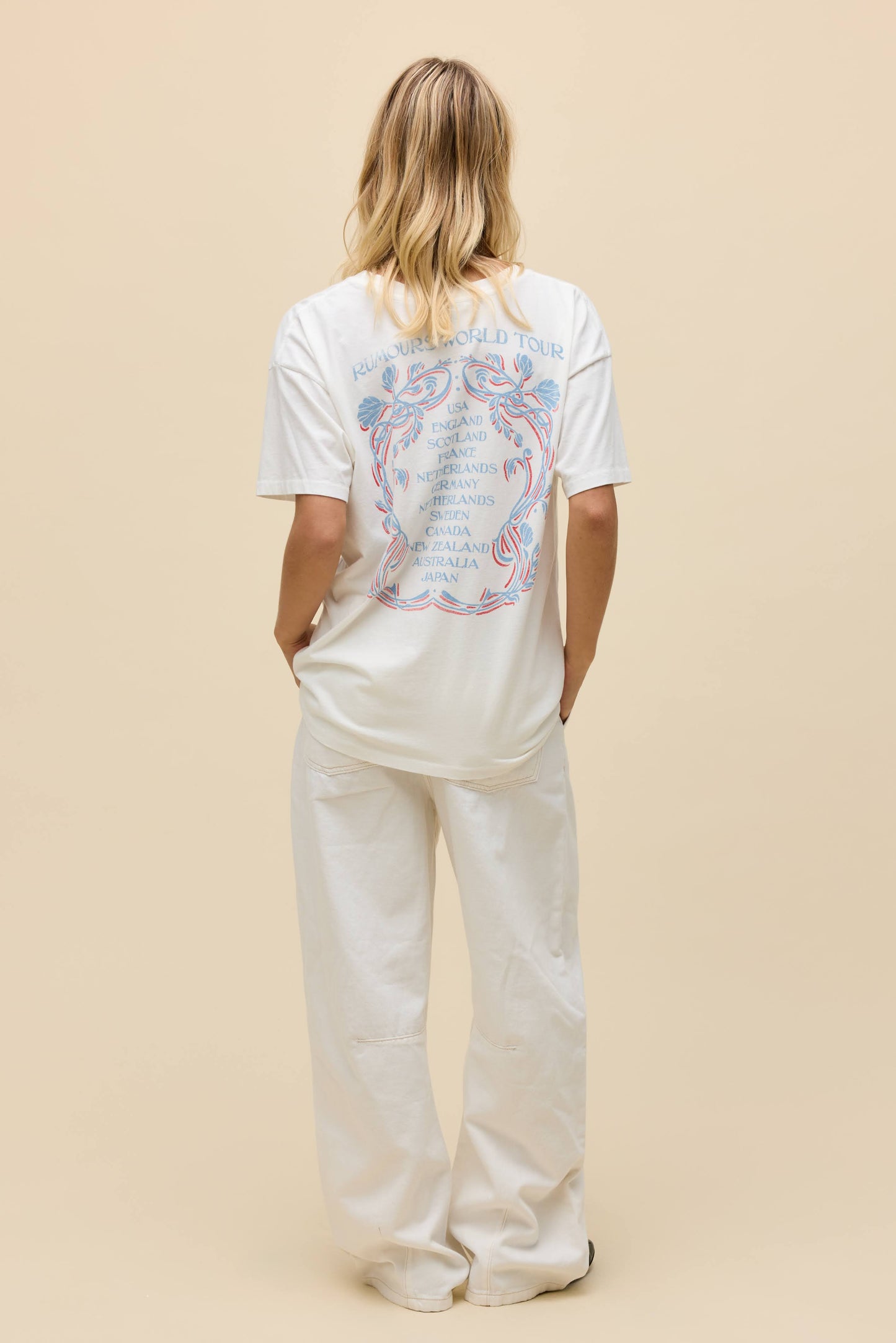 fleetwood mac world tour '77 merch tee