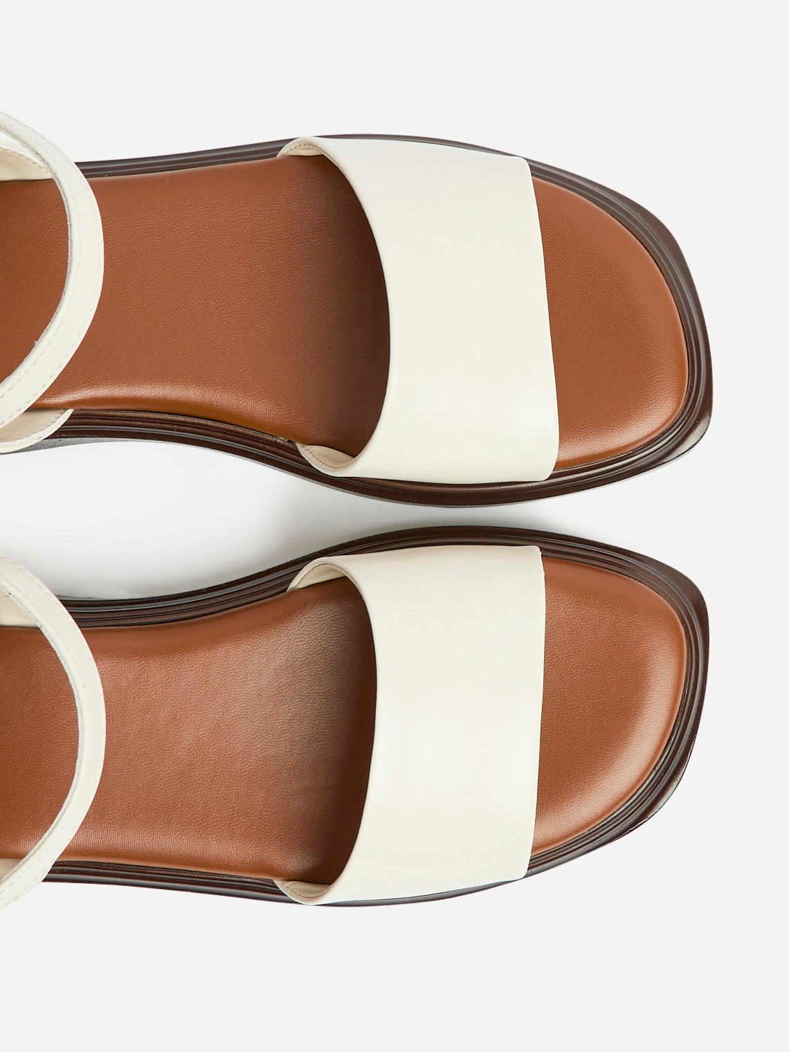 Balance Ivory Flat Sandals