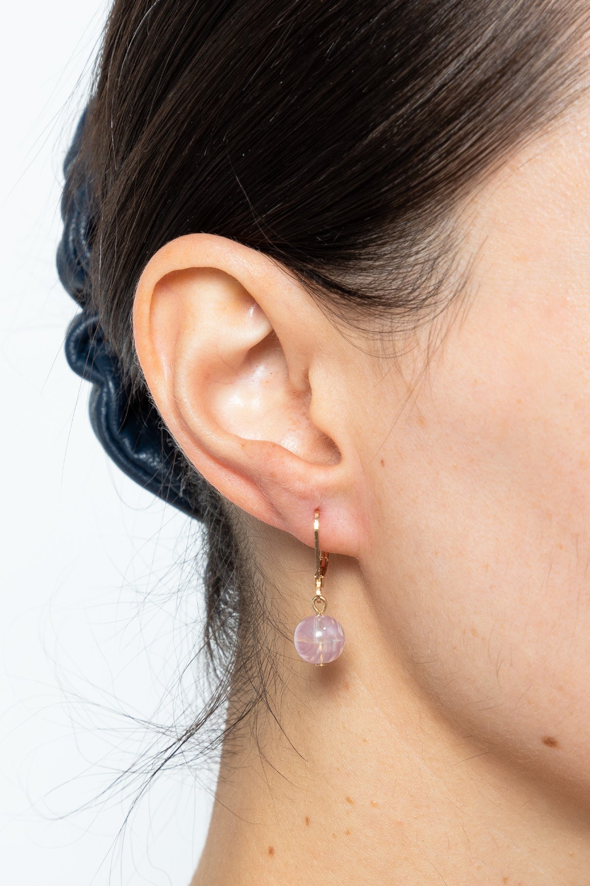 JWL10MM - 10mm Round Lucite Drop Earrings
