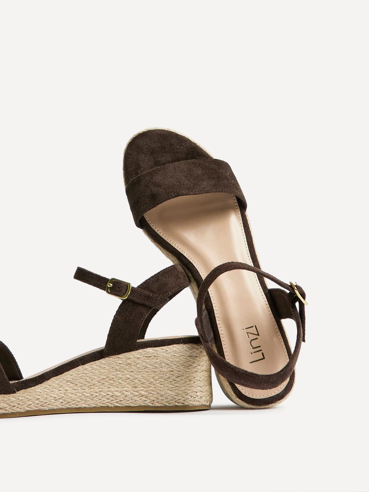 Sunrise Brown Espadrille Flatform Sandals