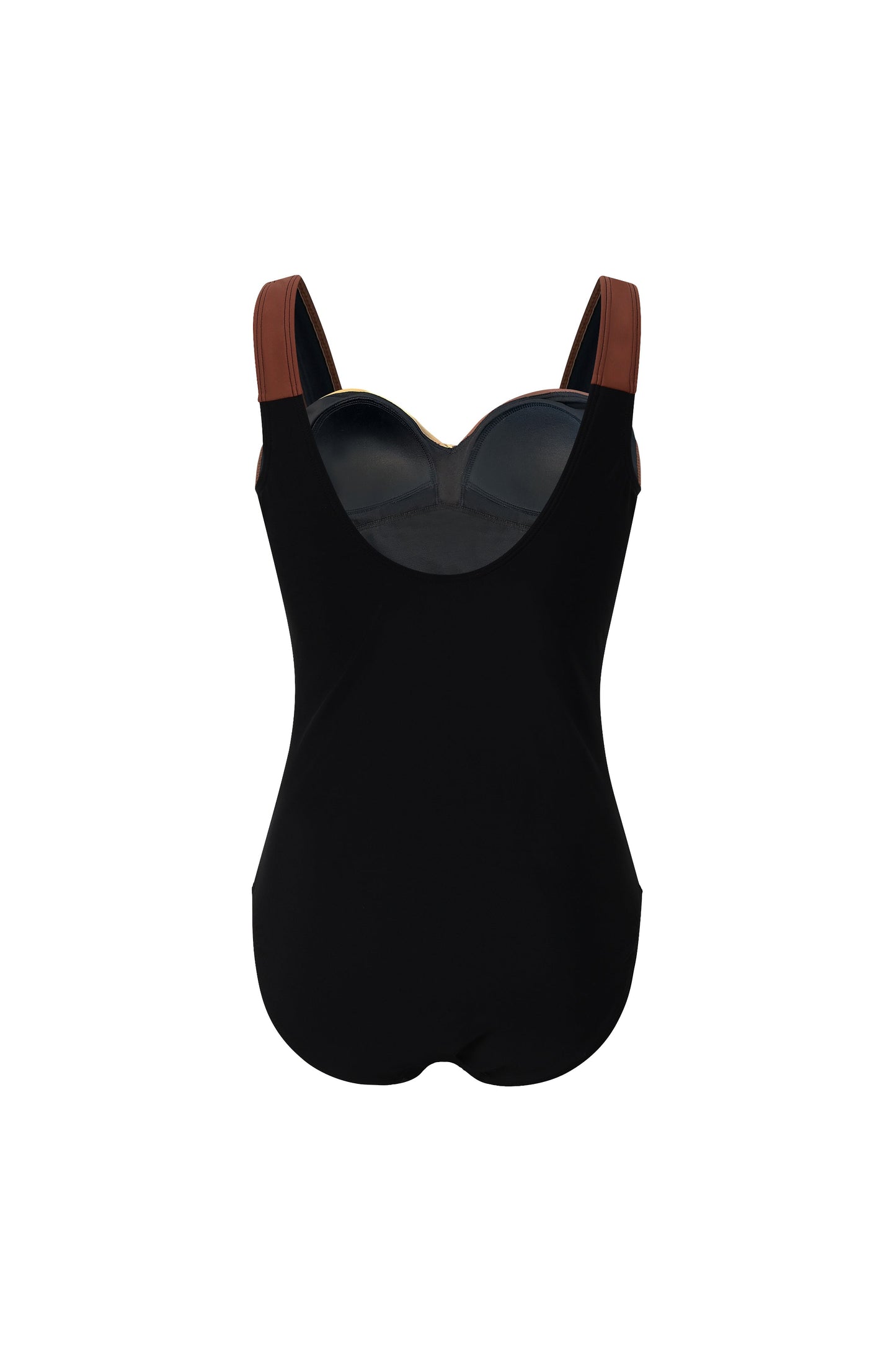 Sorrento Muted Colour Block Draped Swimsuit
