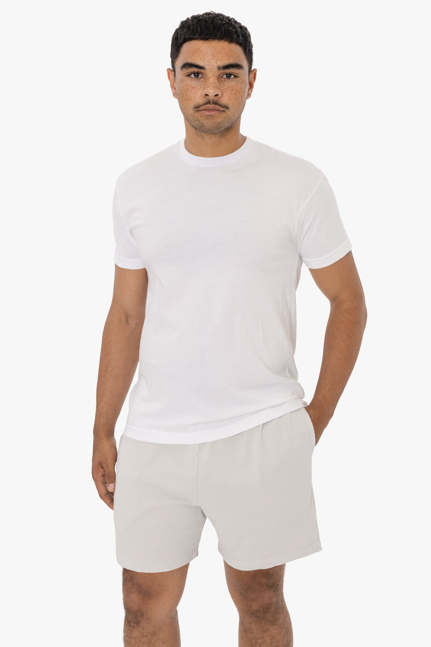 1242GD - Heavy Jersey Garment Dye Gym Shorts