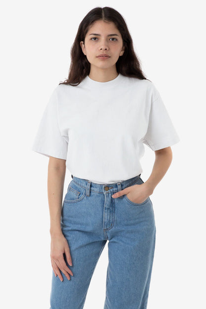 1405GD Unisex - Short Sleeve Garment Dye Mockneck T-Shirt