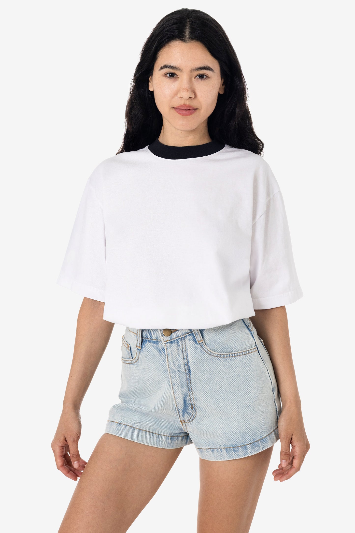 1801GDRIN - 6.5oz Garment Dye Crew Neck Ringer T-Shirt