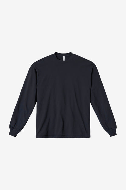 1807GD - 6.5oz Long Sleeve Garment Dye Crew Neck T-Shirt
