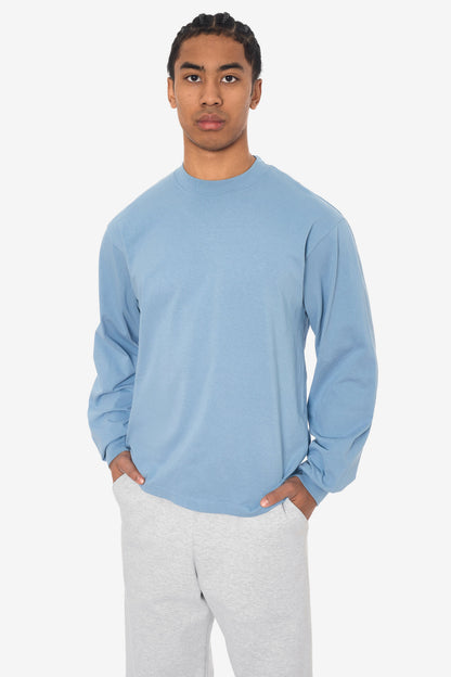 1807GD - 6.5oz Long Sleeve Garment Dye Crew Neck T-Shirt