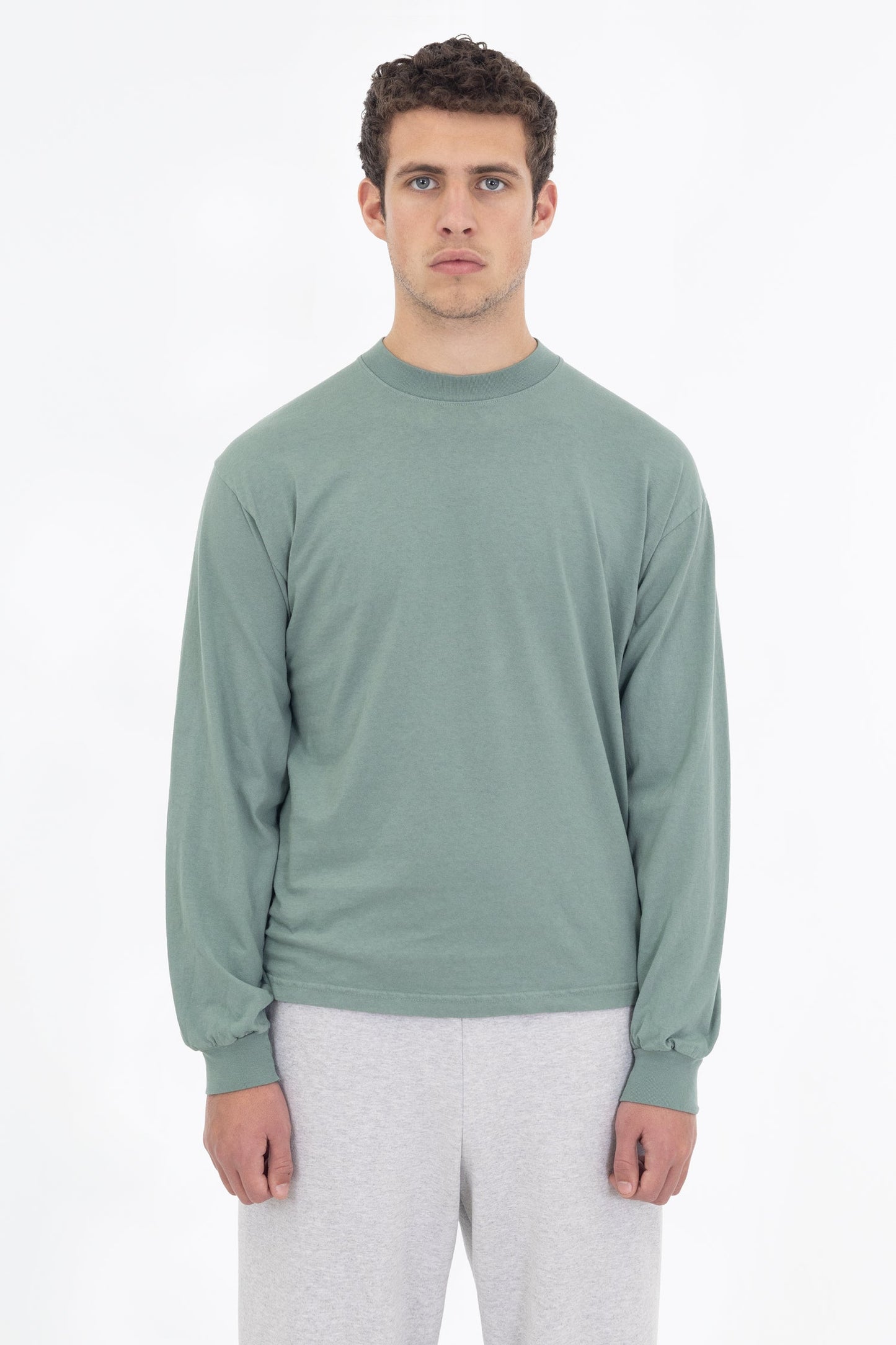 1807GD - 6.5oz Long Sleeve Garment Dye Crew Neck T-Shirt
