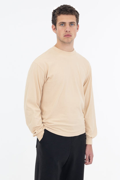 1807GD - 6.5oz Long Sleeve Garment Dye Crew Neck T-Shirt