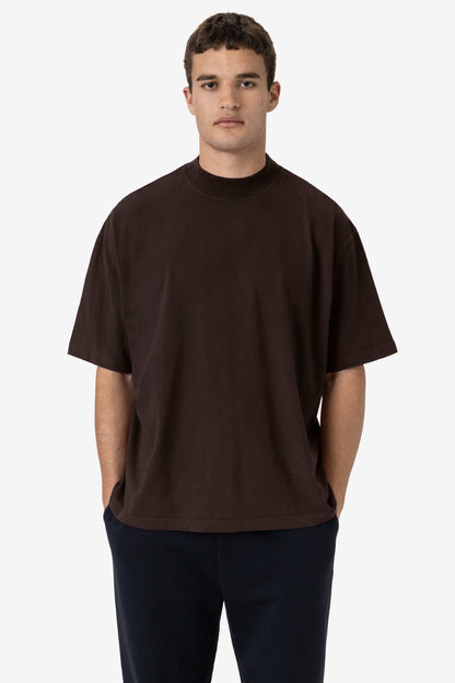 1825GD - Oversized Short Sleeve High Mockneck T-shirt