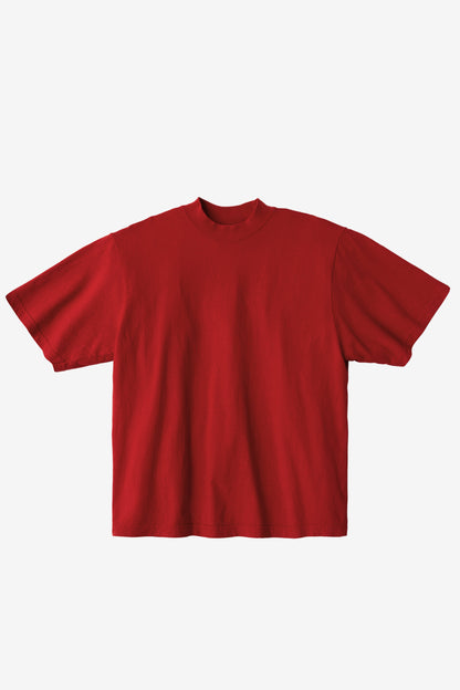 1825GD - Oversized Short Sleeve High Mockneck T-shirt