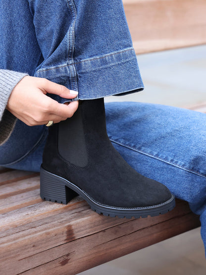 Path Black Chelsea Boots