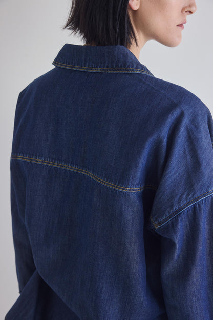Refine Oversized Denim Tunic