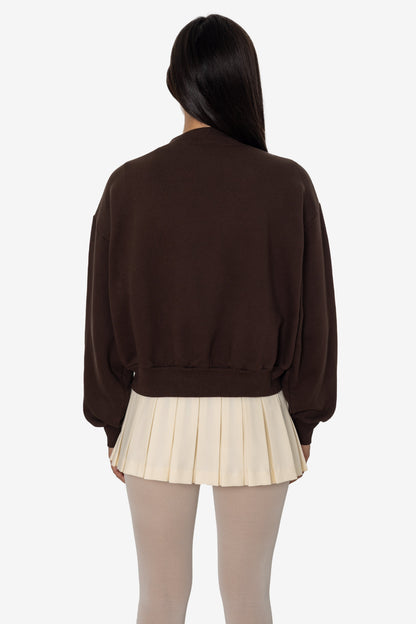 ALP375GD - Alpine Fleece Zip Up Cropped Bomber