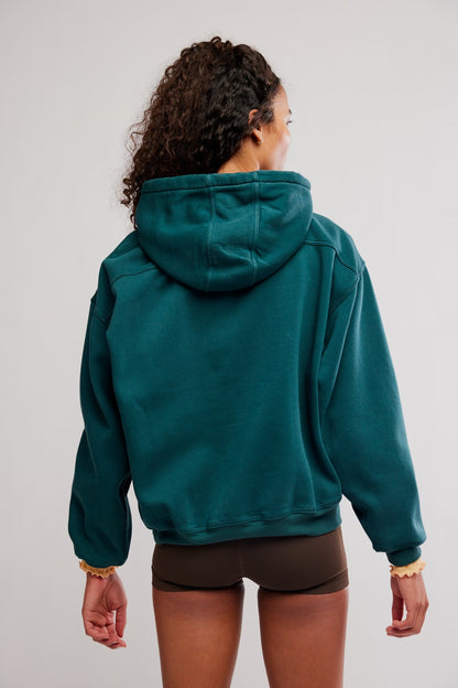 final call front logo hoodie