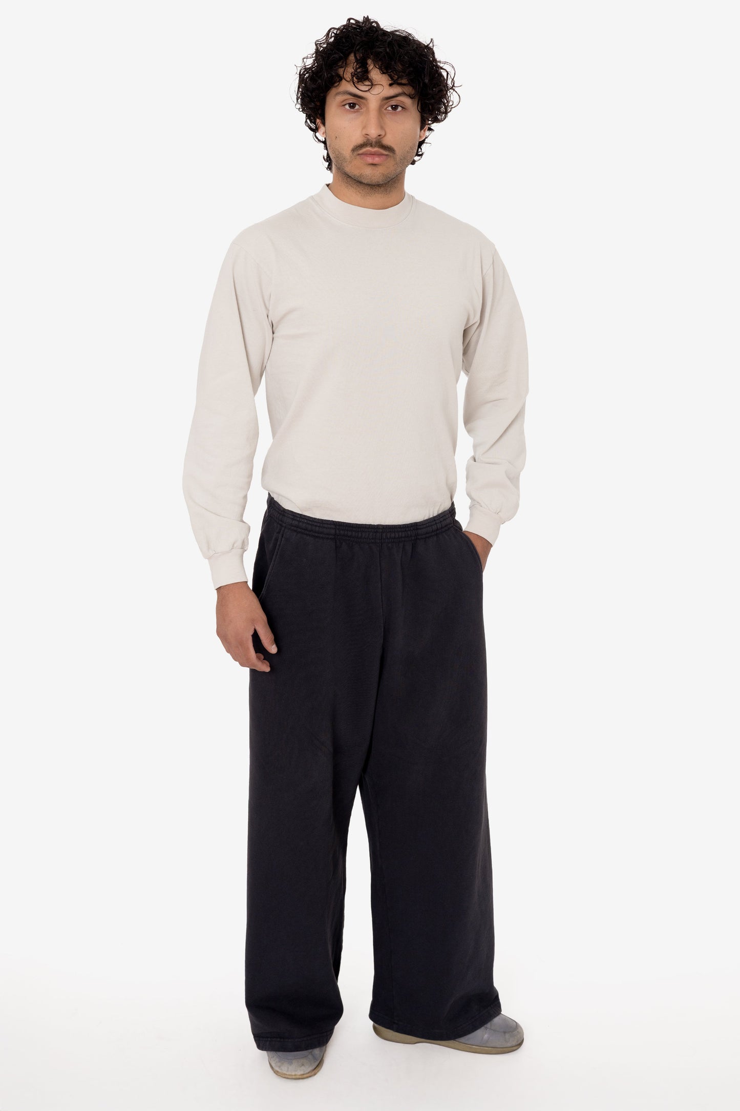 HF45GD - Heavy Fleece Extra Wide Mens Sweatpants