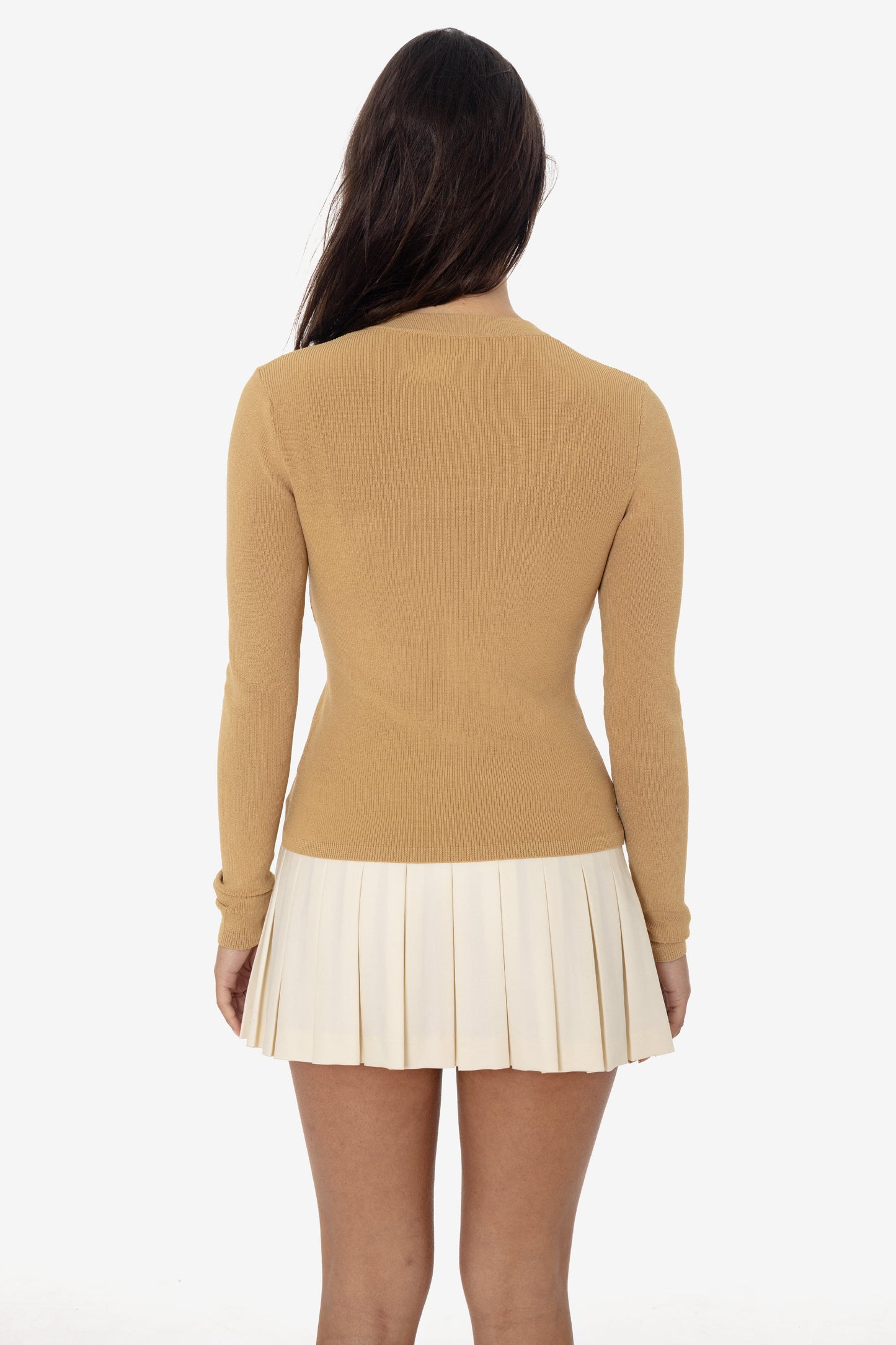 RFK218 - Viscose Nylon V-Neck Cardigan