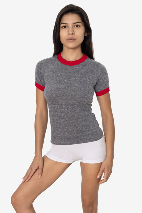 TR310 - Tri-Blend Women's Ringer Tee