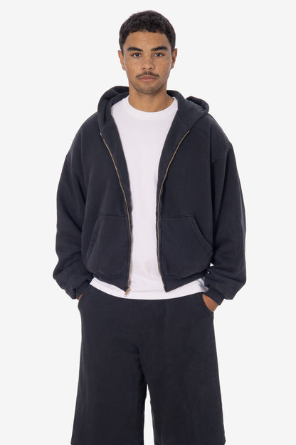 ALP10GD - Thermal Lined Cropped Zip Up Hoodie
