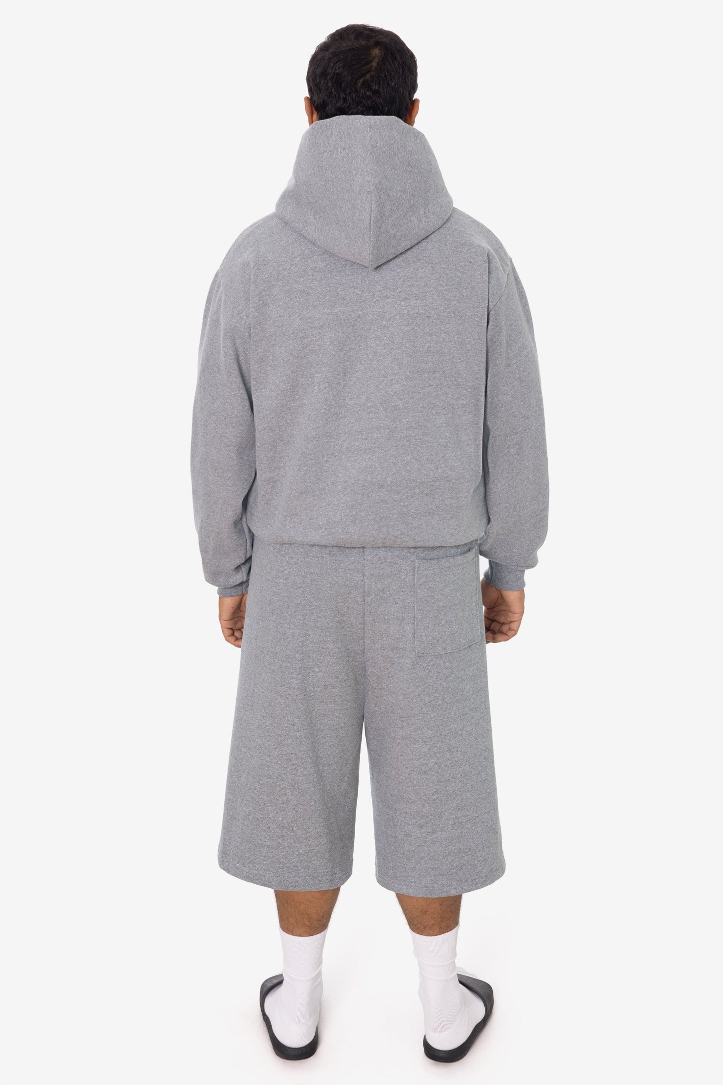 TRF42 - Triblend gabardine Fleece Extra Wide Mens shorts