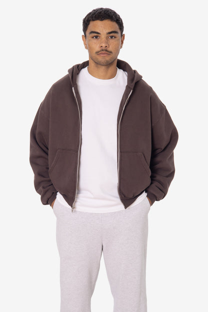 ALP10GD - Thermal Lined Cropped Zip Up Hoodie