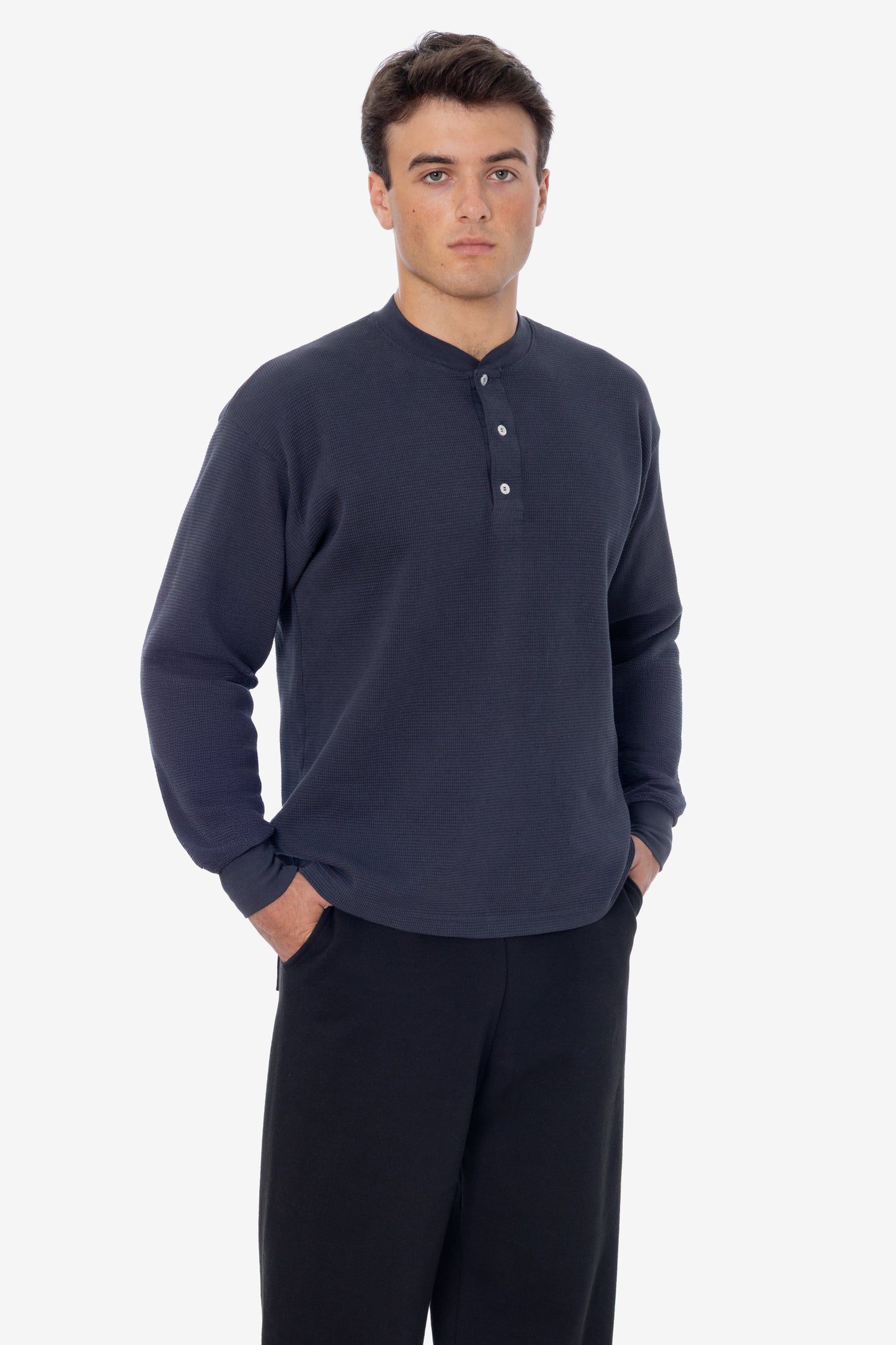 TX458GD - Long Sleeve Heavy Thermal Heritage Henley