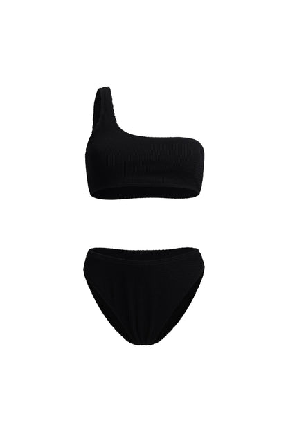 Roma Black One Shoulder Bikini