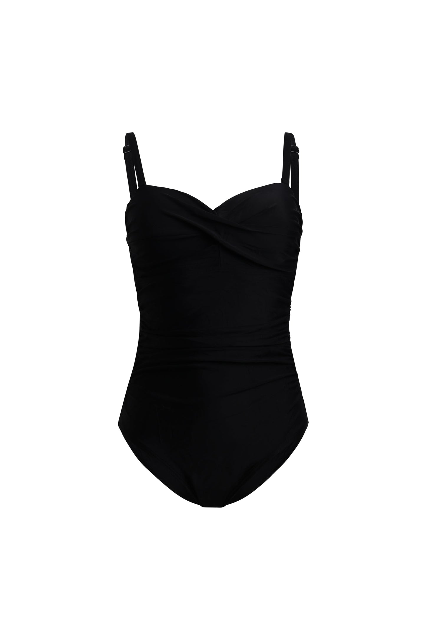 Capri Black Tummy Control Swimsuit