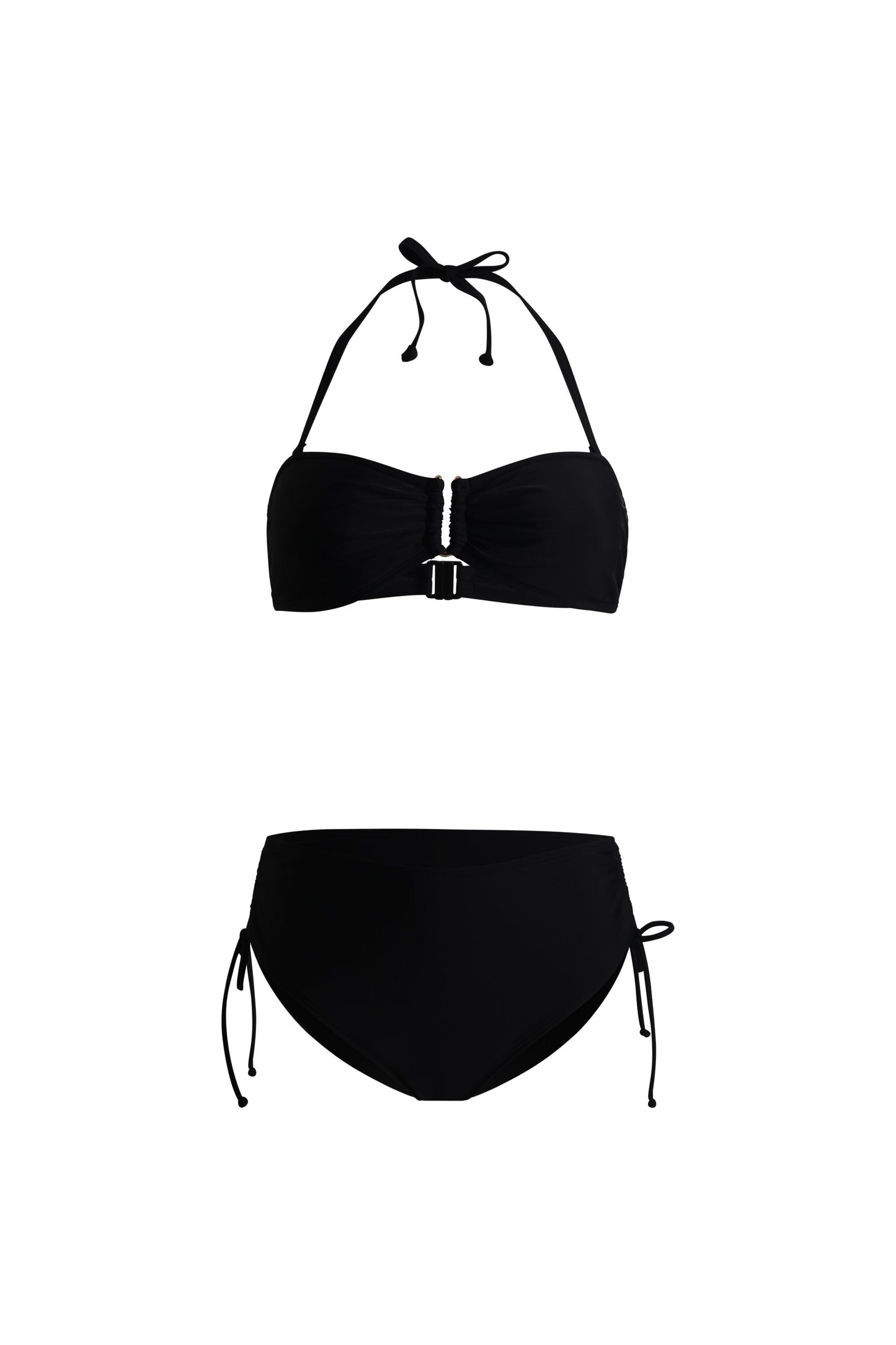 Sienna Black Bandeau Bikini