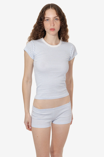 43021 - Cap Sleeve Baby Rib T-Shirt