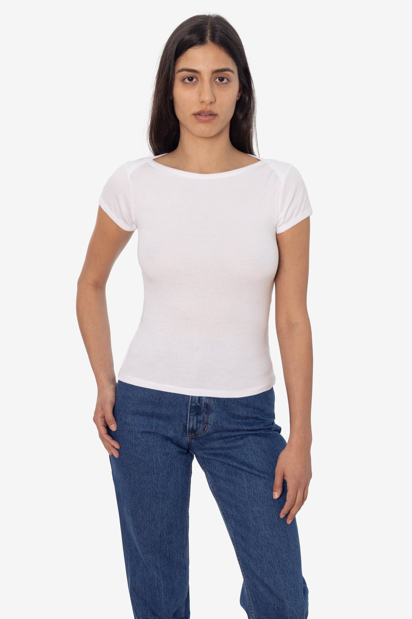 43050 - Baby Rib Lap Neck T-Shirt