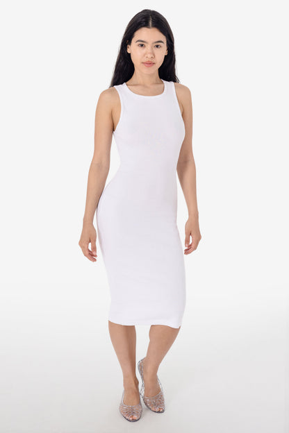43240GD - Manantial Baby Rib Midi Dress