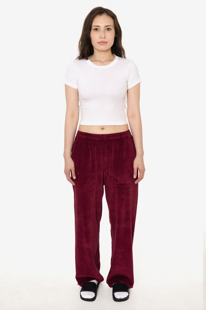 VLR445GD - Garment Dye Velour Open Bottom Sweatpants
