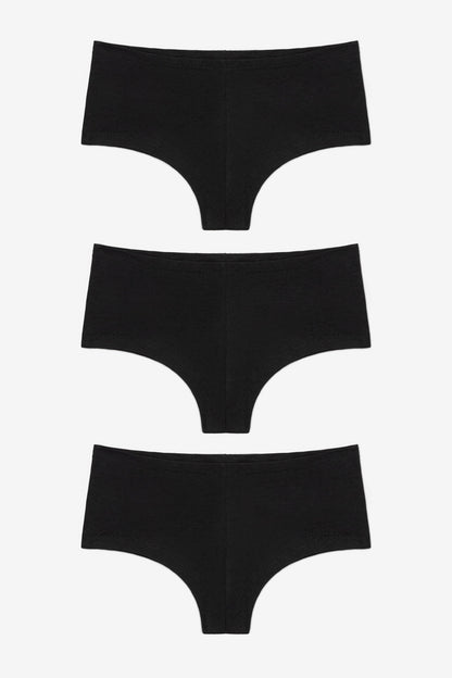 83001-3PK - 3-Pack Cotton Spandex Jersey Hot Shorts