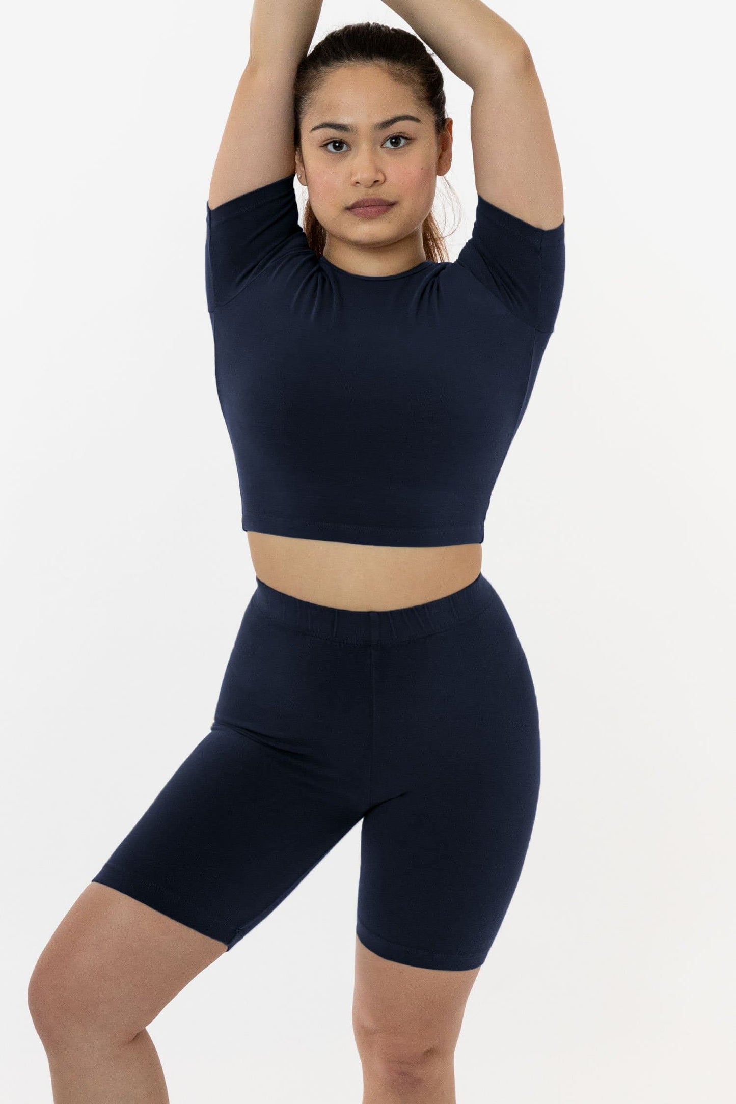 83078GD - Garment Dye Short Sleeve Crop Top