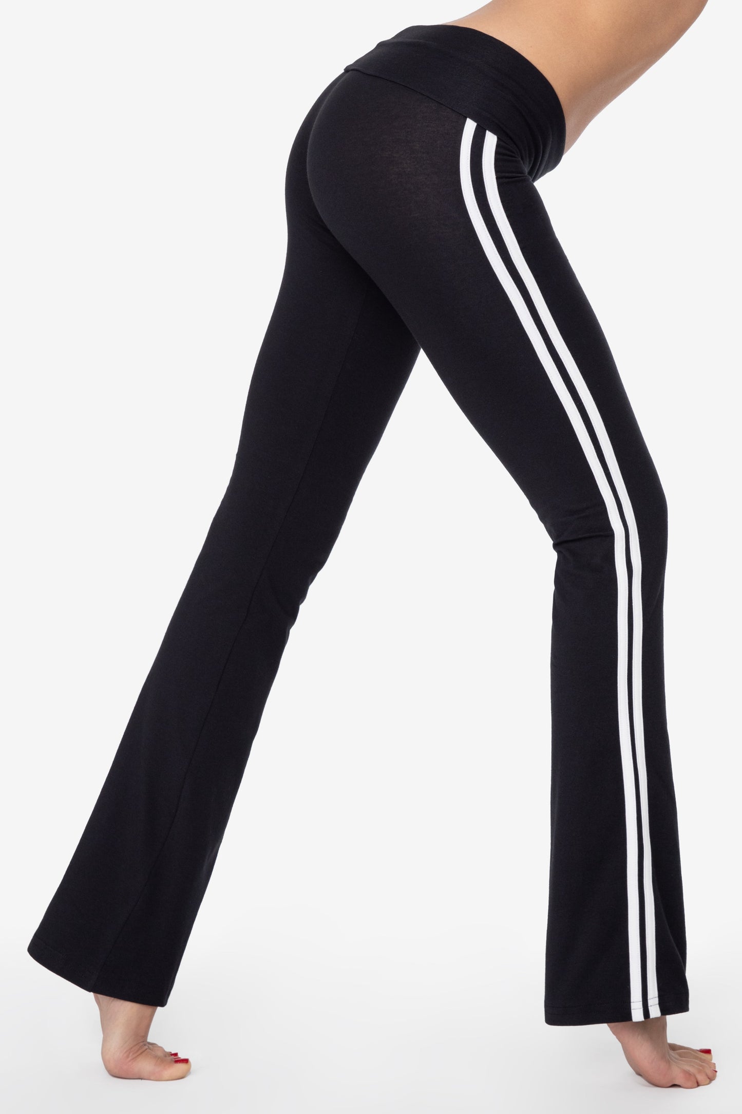 83530 - Cotton Spandex Athletic Stripe Yoga Legging