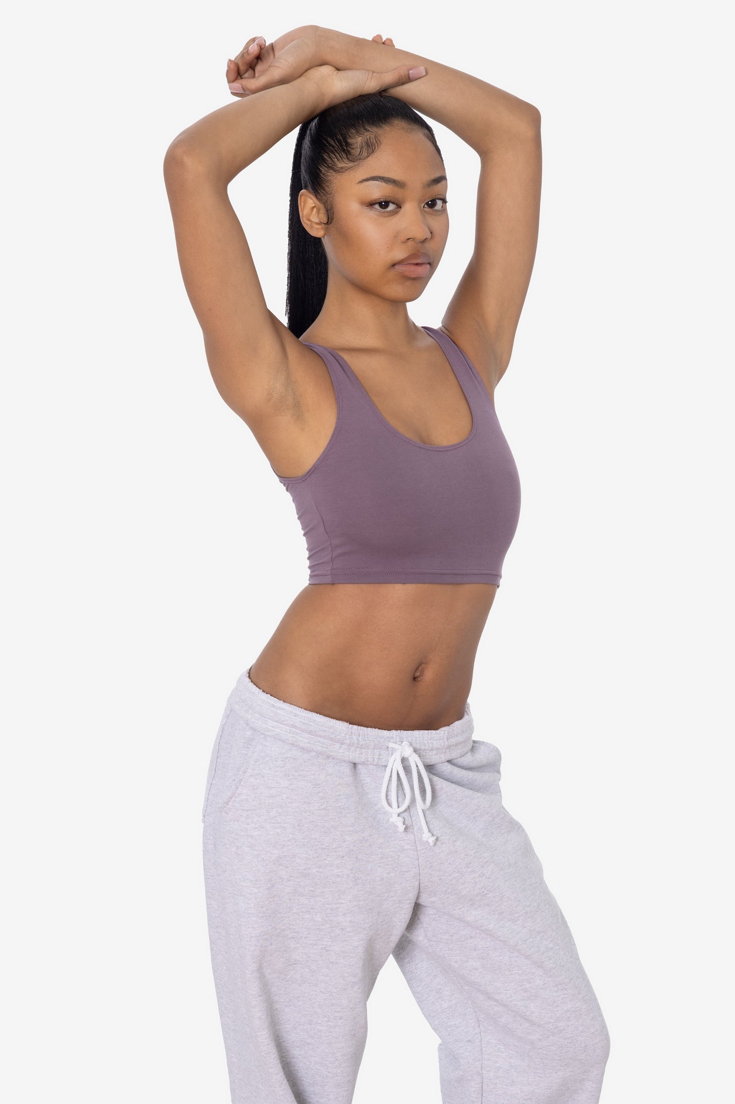 8383 - Cotton Spandex Tank Crop Top