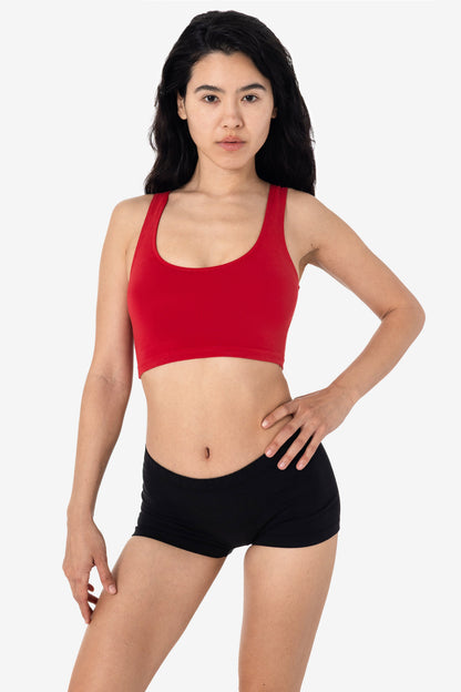 8383GD - Garment Dye Cotton Spandex Crop Tank