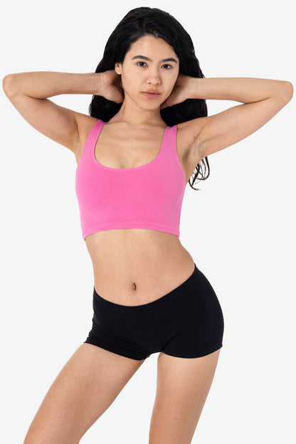 8383GD - Garment Dye Cotton Spandex Crop Tank