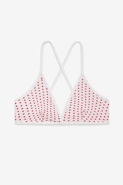 8392P - Printed Crossback Bra
