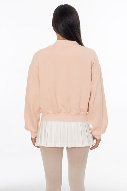 ALP375GD - Alpine Fleece Zip Up Cropped Bomber