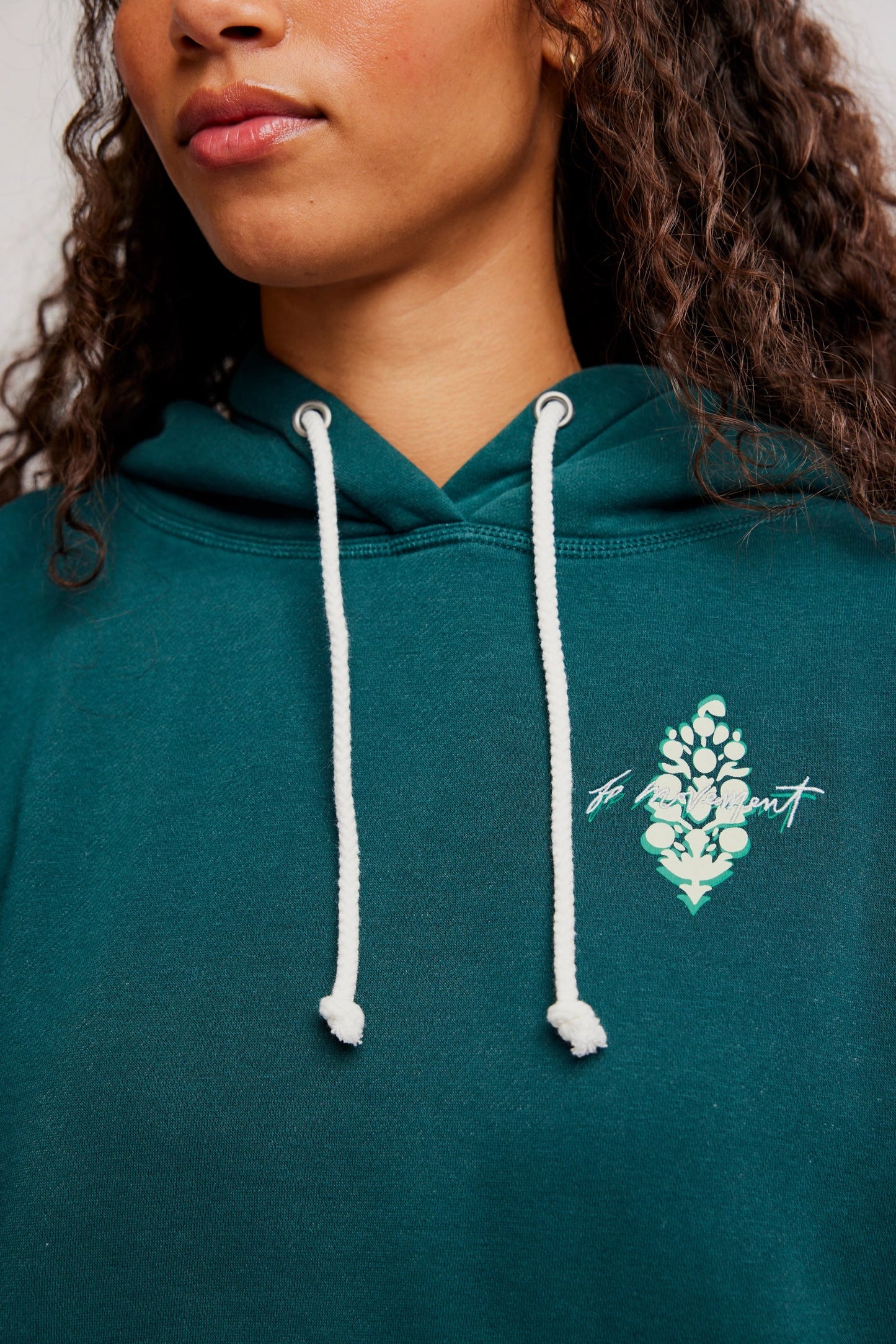 final call front logo hoodie
