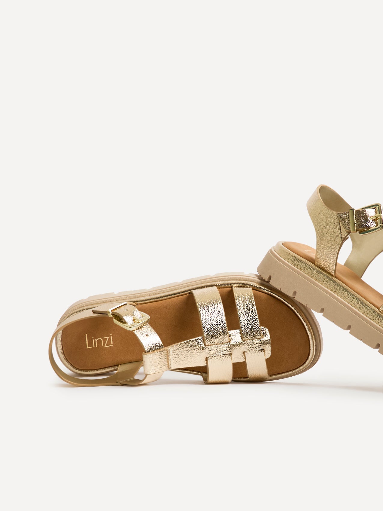 Adventure Gold Gladiator Flat Sandals