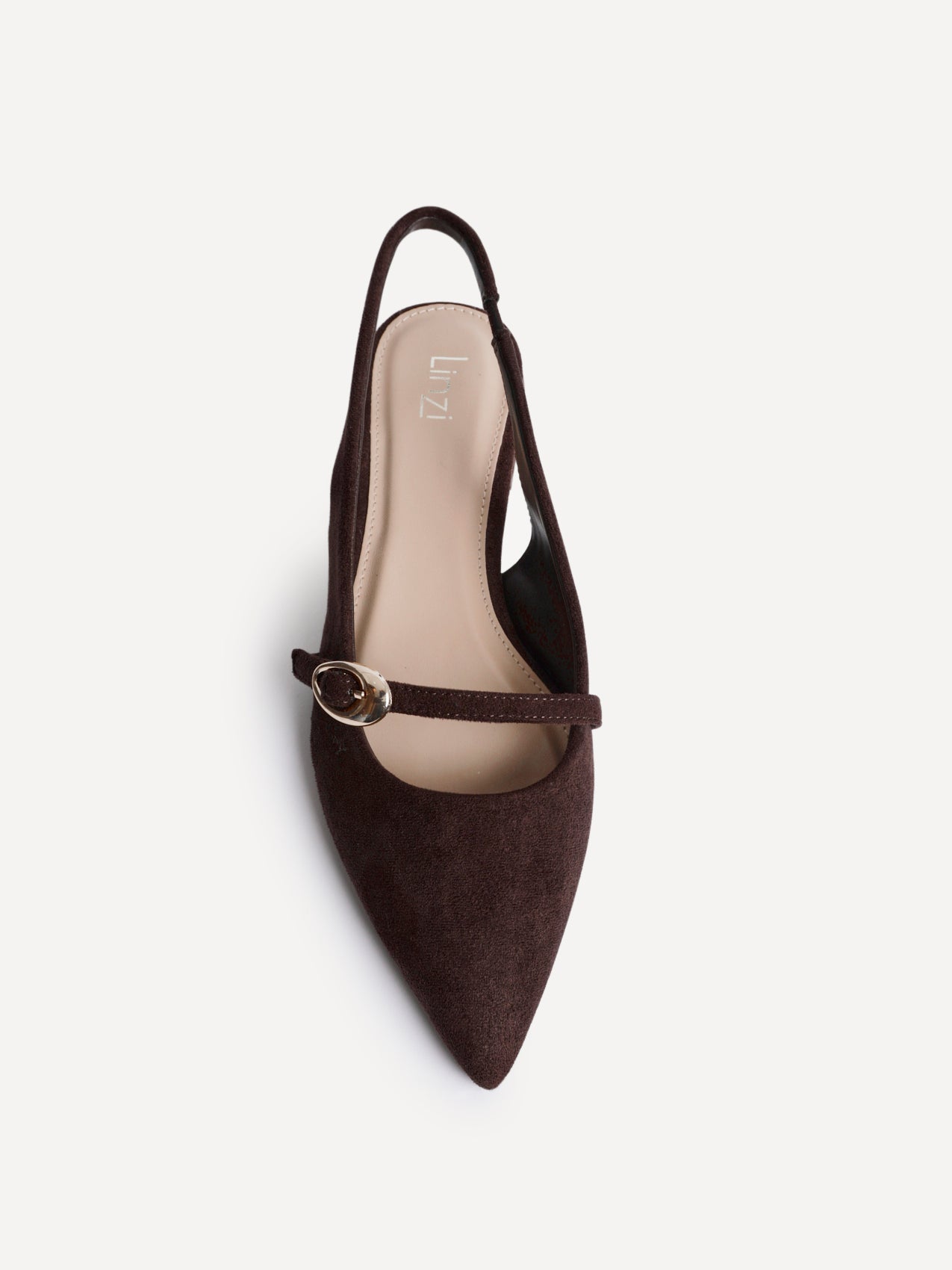 Align Brown Faux Suede Ballet Flats
