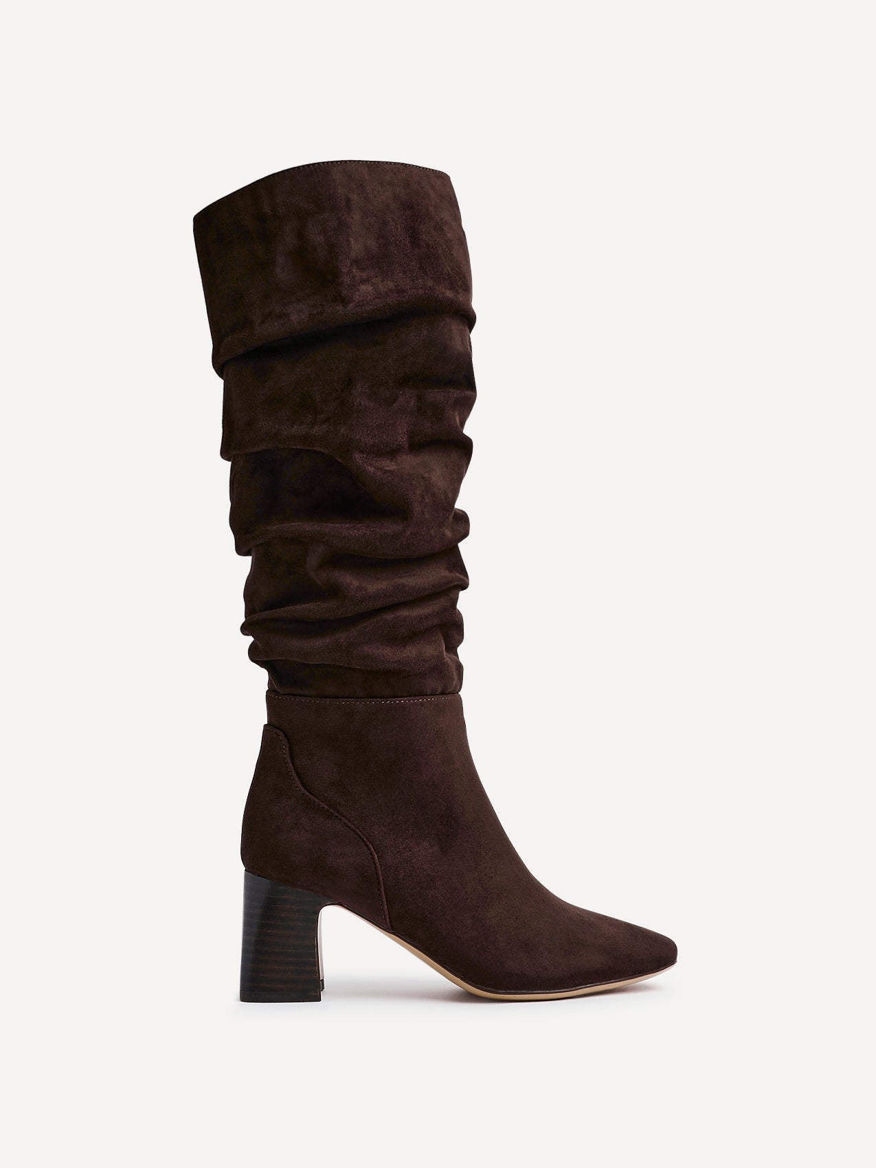 Alpine Brown Long Heeled Boots
