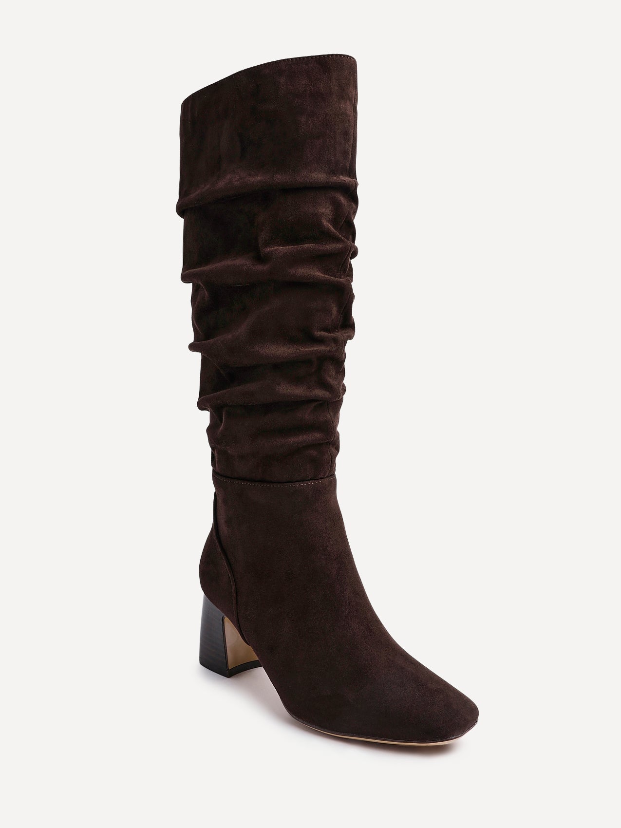 Alpine Brown Long Heeled Boots