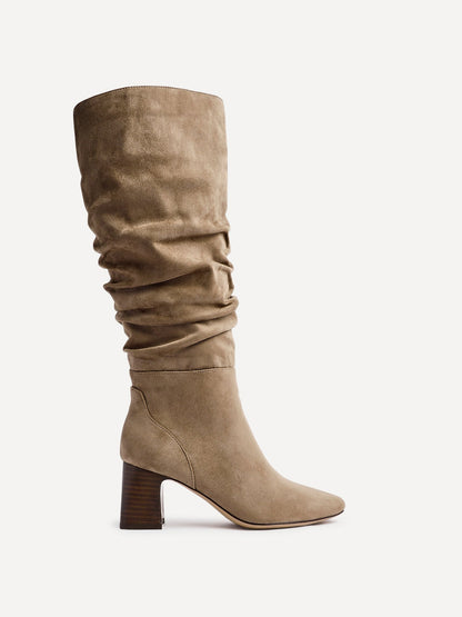 Alpine Mocha Long Heeled Boots
