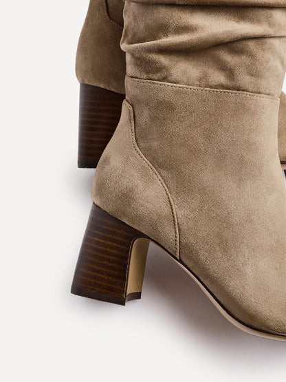 Alpine Mocha Long Heeled Boots