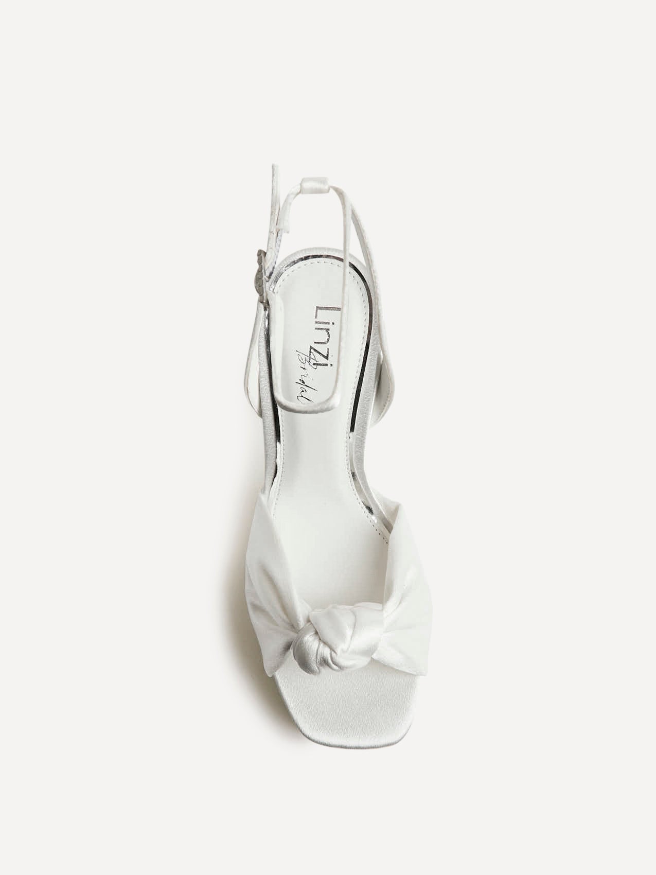 Altar Bridal Ivory Satin Platform Heeled Sandals