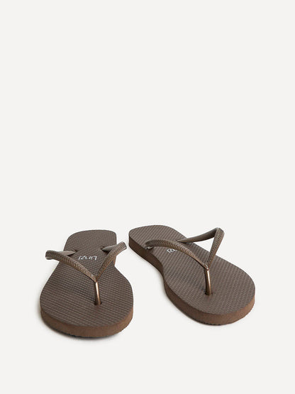Aluna Brown Flip Flops