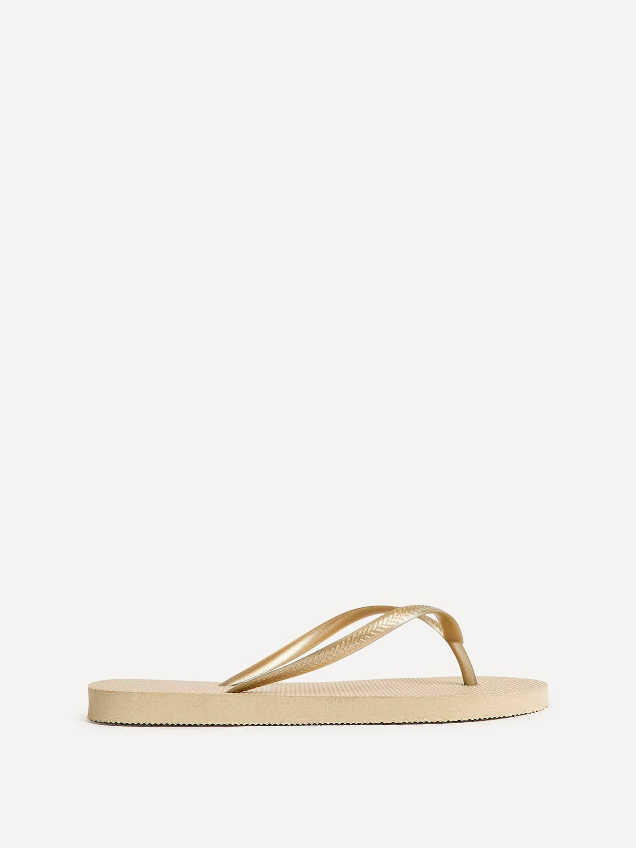 Aluna Gold Flip Flops